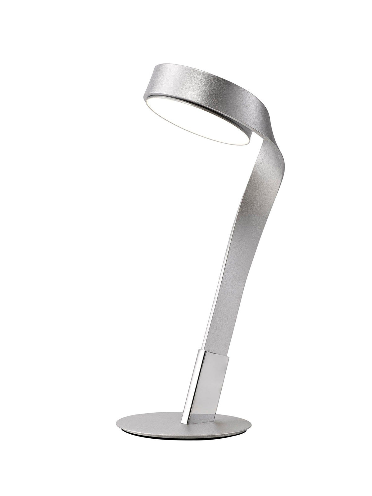 Blush Table Lamp, 1 x 10W LED, 3000K, 800lm, 3yrs Warranty - Silver & Polished Chrome IP20