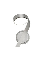 Blush Wall Lamp Right Switched/Left Switched, 1 x 10W LED, 3000K, 800lm, 3yrs Warranty - Silver & Polished Chrome IP20
