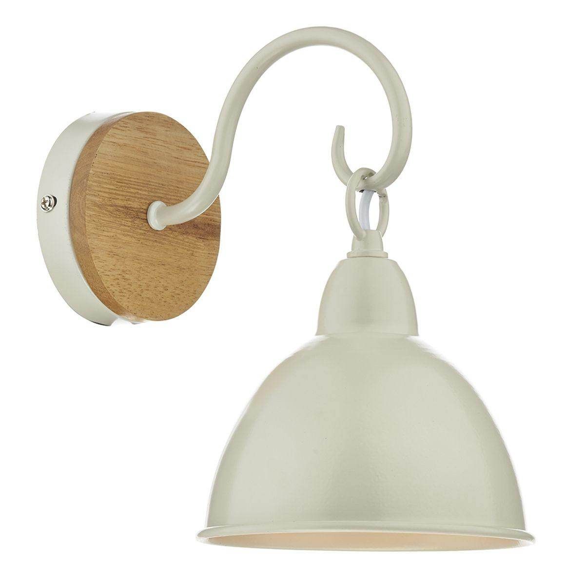 Dar Blyton 1 Light Wall Bracket complete with Painted Shade - Cusack Lighting