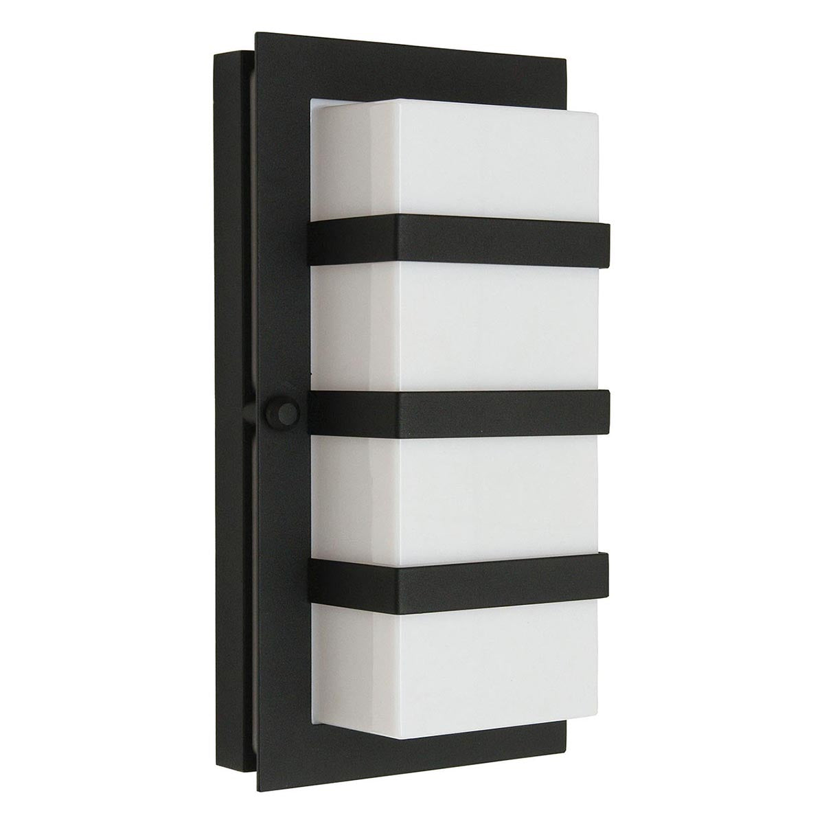 Boden 1 Light Wall Light - Black With Clear/Opal Glass - Cusack Lighting