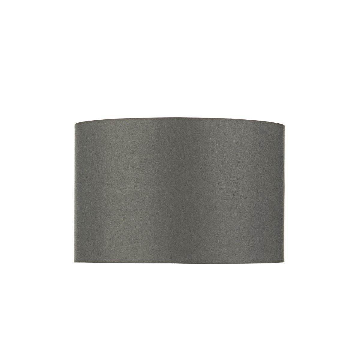 Bokara 38cm Grey Satin Drum - Cusack Lighting