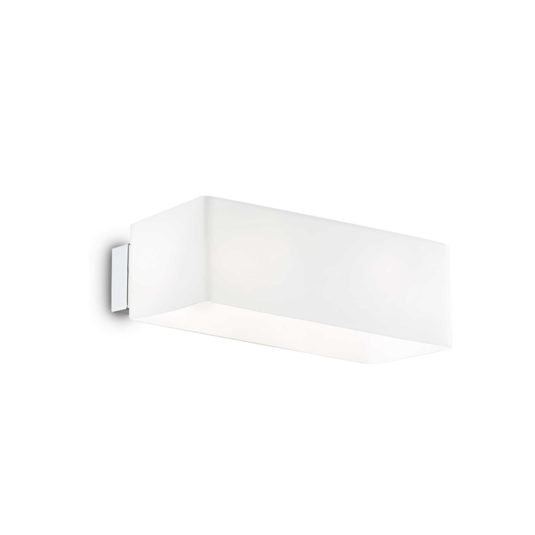 Box - Wall Light White/Black Finish - Cusack Lighting