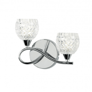 Boyer Wall Light Chrome LH - Cusack Lighting