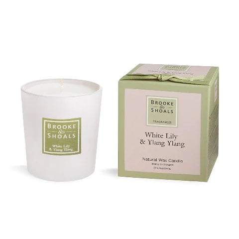 Brooke & Shoals Scented Candle - White Lily & Ylang Ylang