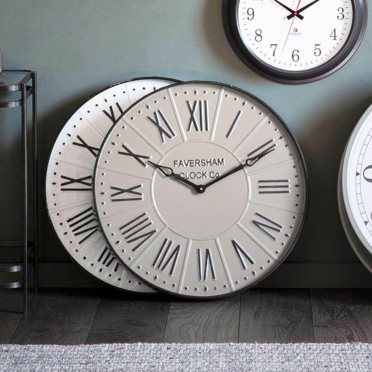 Burnett Clock Mirage Grey - Cusack Lighting