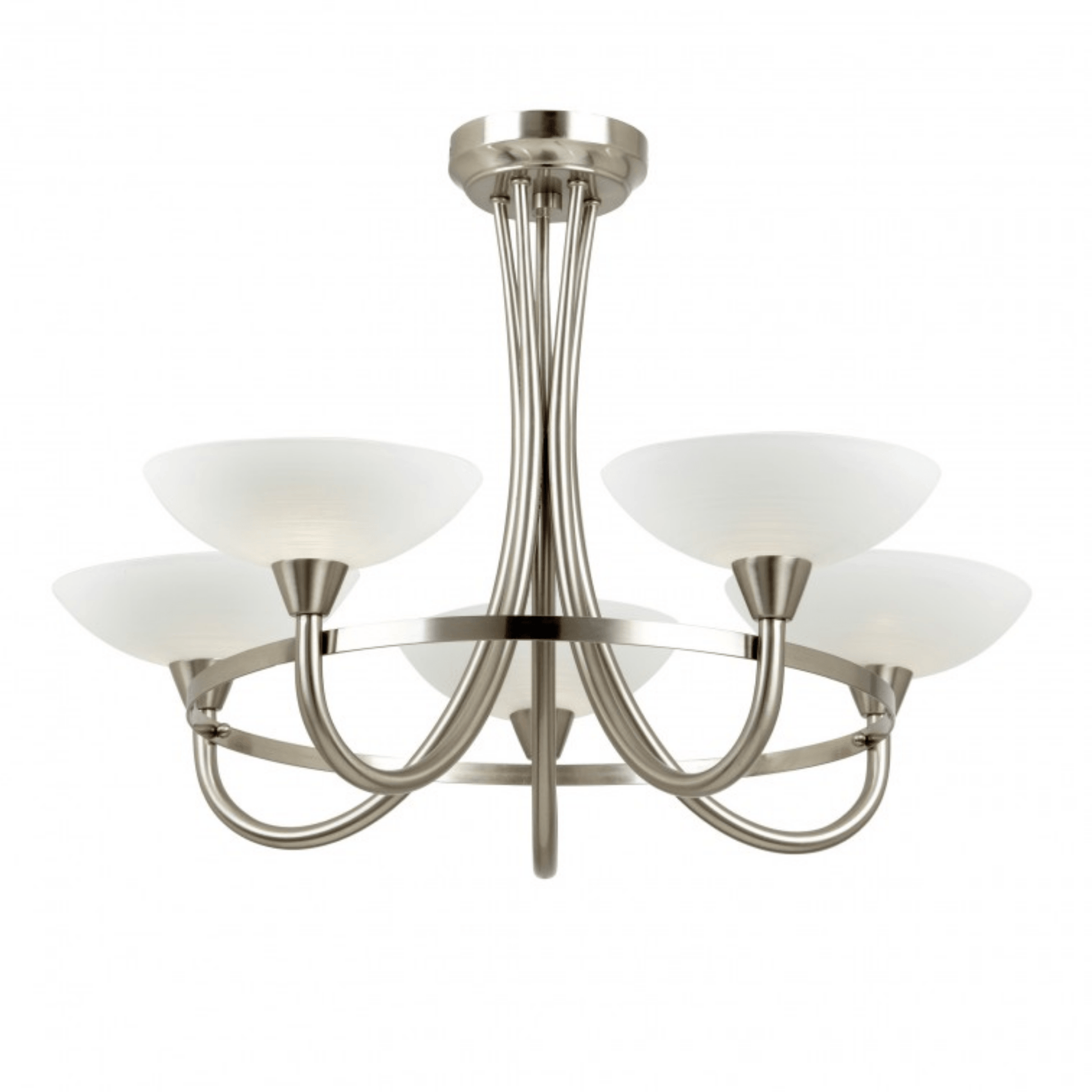 Tristan 5Lt Ceiling Lamp - Satin Chrome
