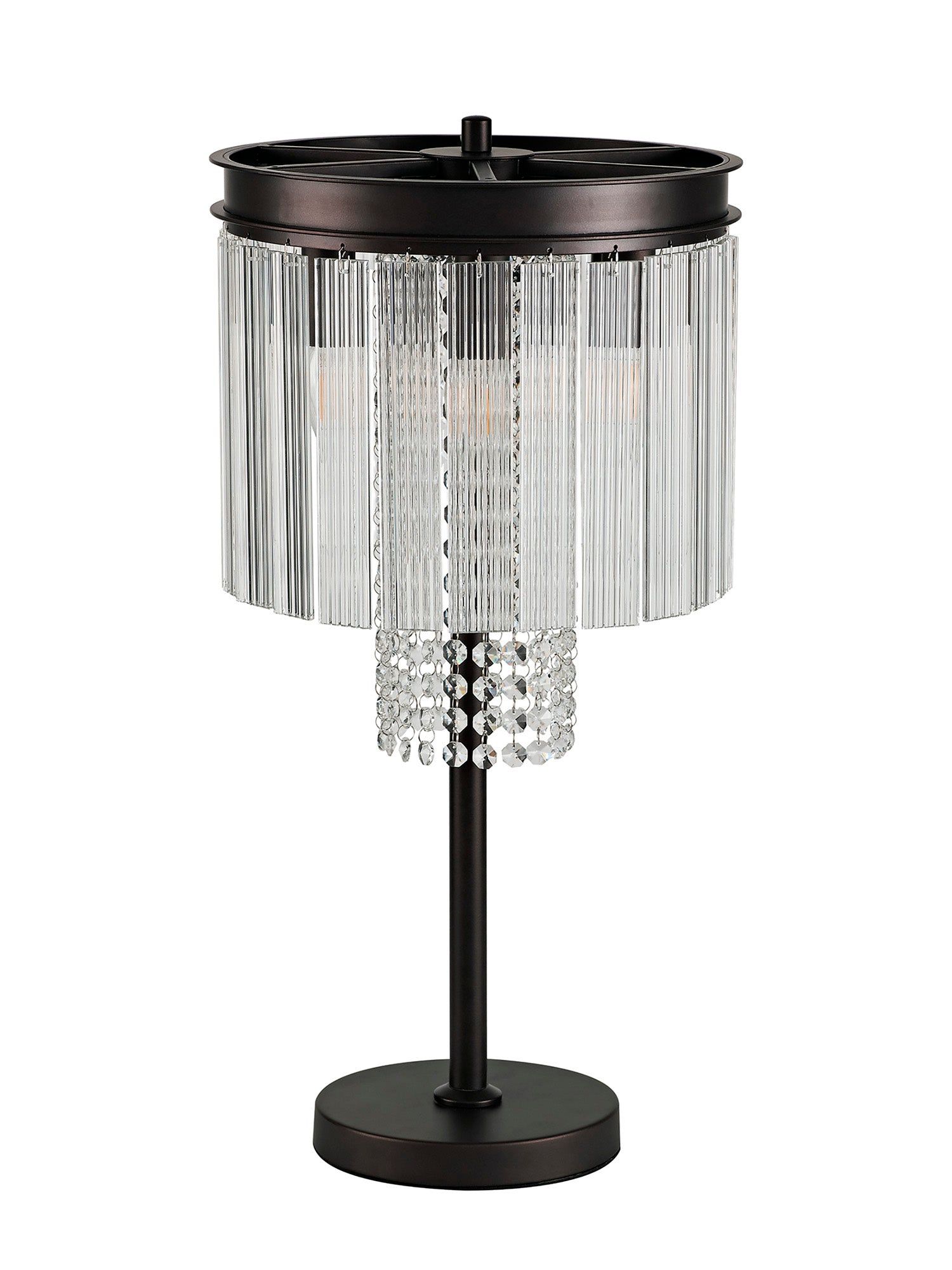 Camden Table Lamp, 6 Light E14, Brown Oxide