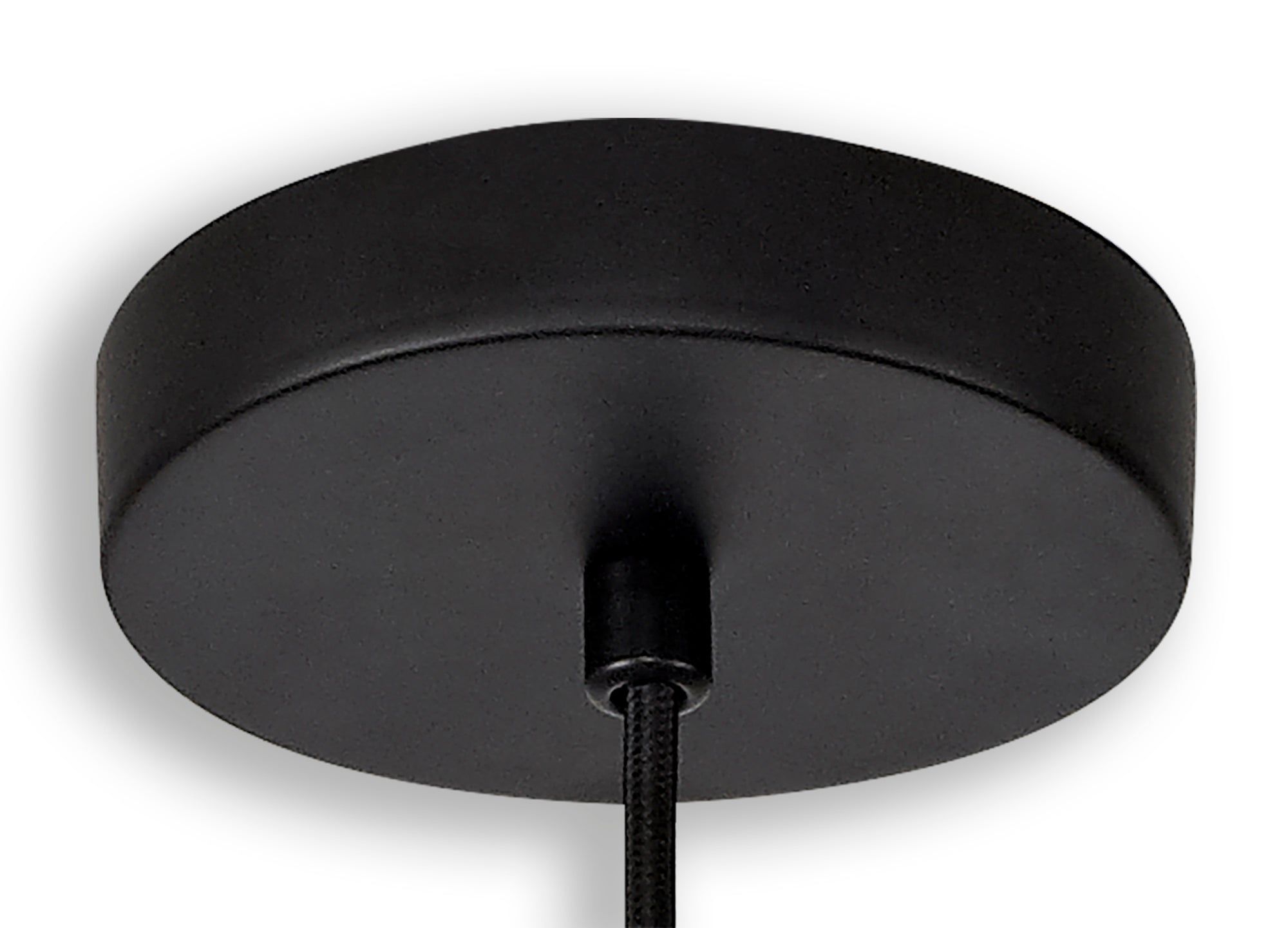 Cannes Single Pendant, 1 Light Adjustable E14, Matt Black/Painted Gold