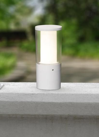 Carlo 250/400/800 mm Black/Grey Clear LED 3.5W Bollard Post Light