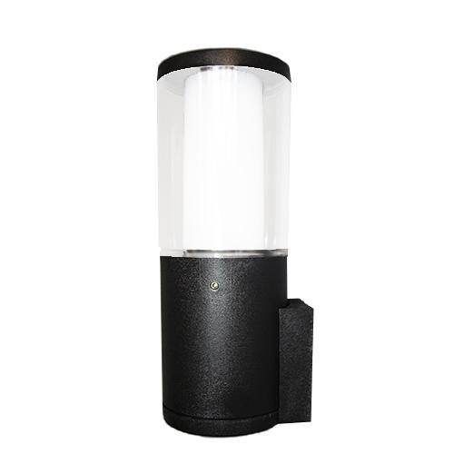 Carlo Black Clear LED 3.5W Bollard Wall Light - Cusack Lighting