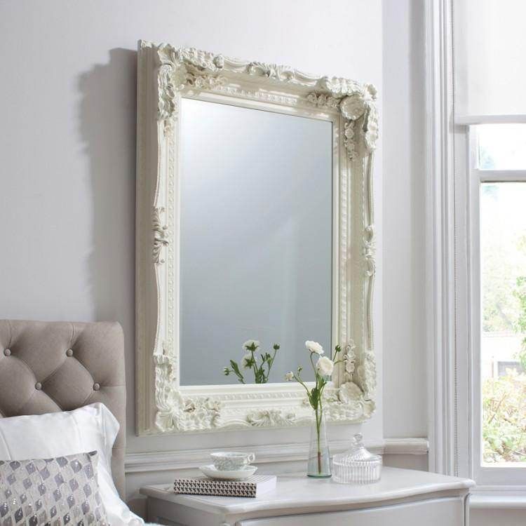 Carved Louis Mirror - Various Finishes - Cusack Lighting