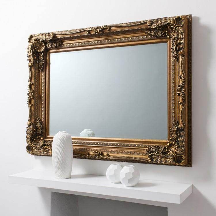 Carved Louis Mirror - Various Finishes - Cusack Lighting
