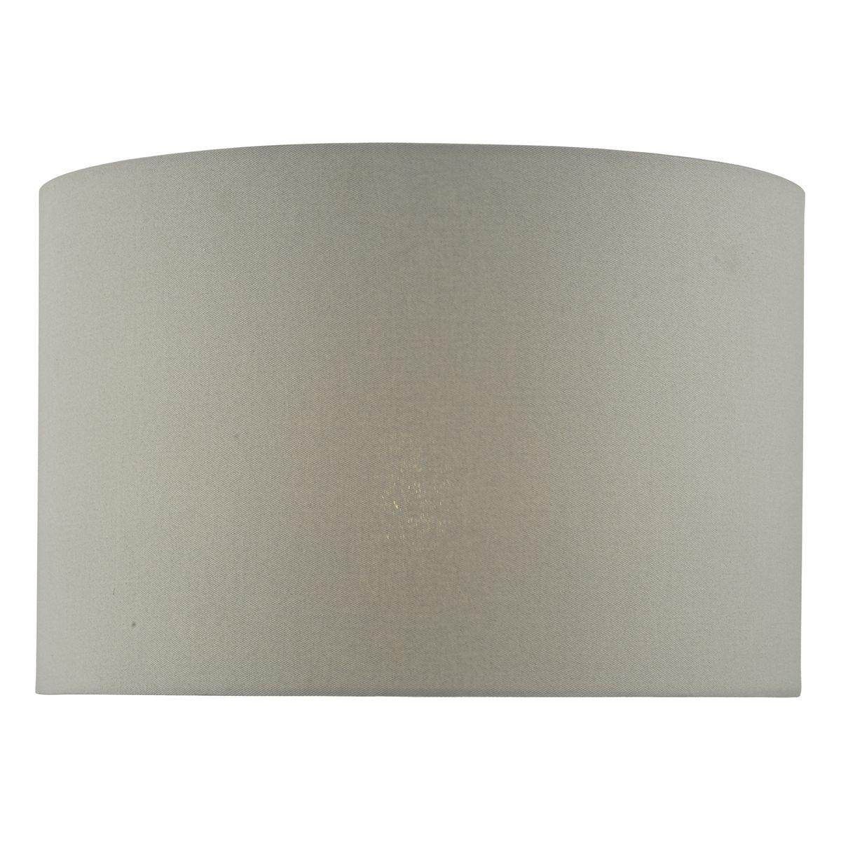 Cassandra Grey Cotton Drum 40cm - Cusack Lighting