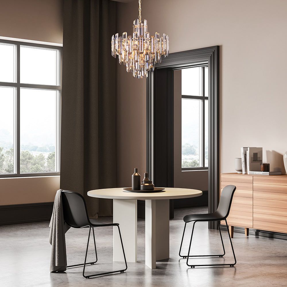 Maytoni 6Lt Flare Crystal Centre Lights - Gold Finish IP20