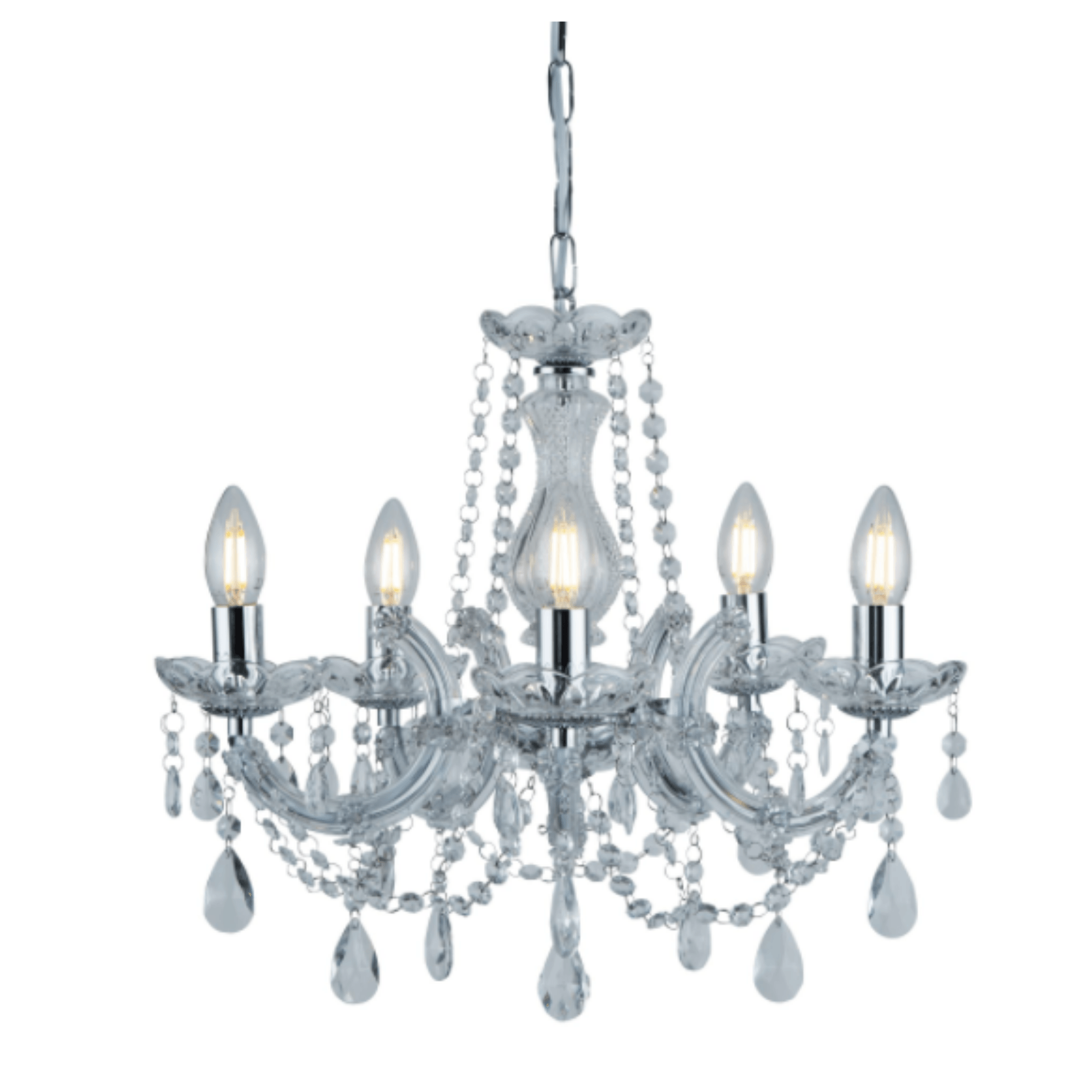 399-5 CHANDELIER LIGHT FITTING MARIE THERESE - Cusack Lighting