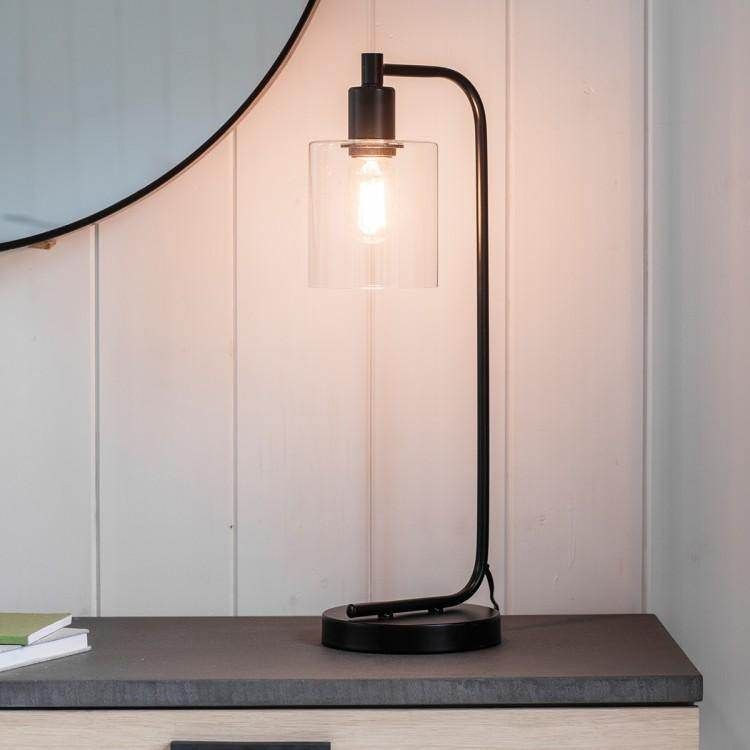 Chicago Table Lamp - Matt Black
