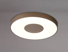 Coin Round Ceiling 100W LED With Remote Control 2700K-5000K, 6000lm, Sand Brown, 3yrs Warranty