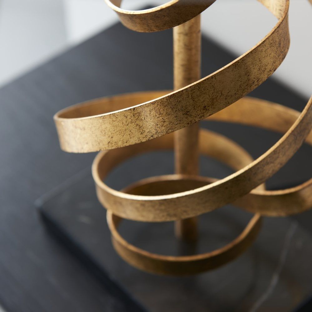 Bella Table Lamp Gold Leaf Finish
