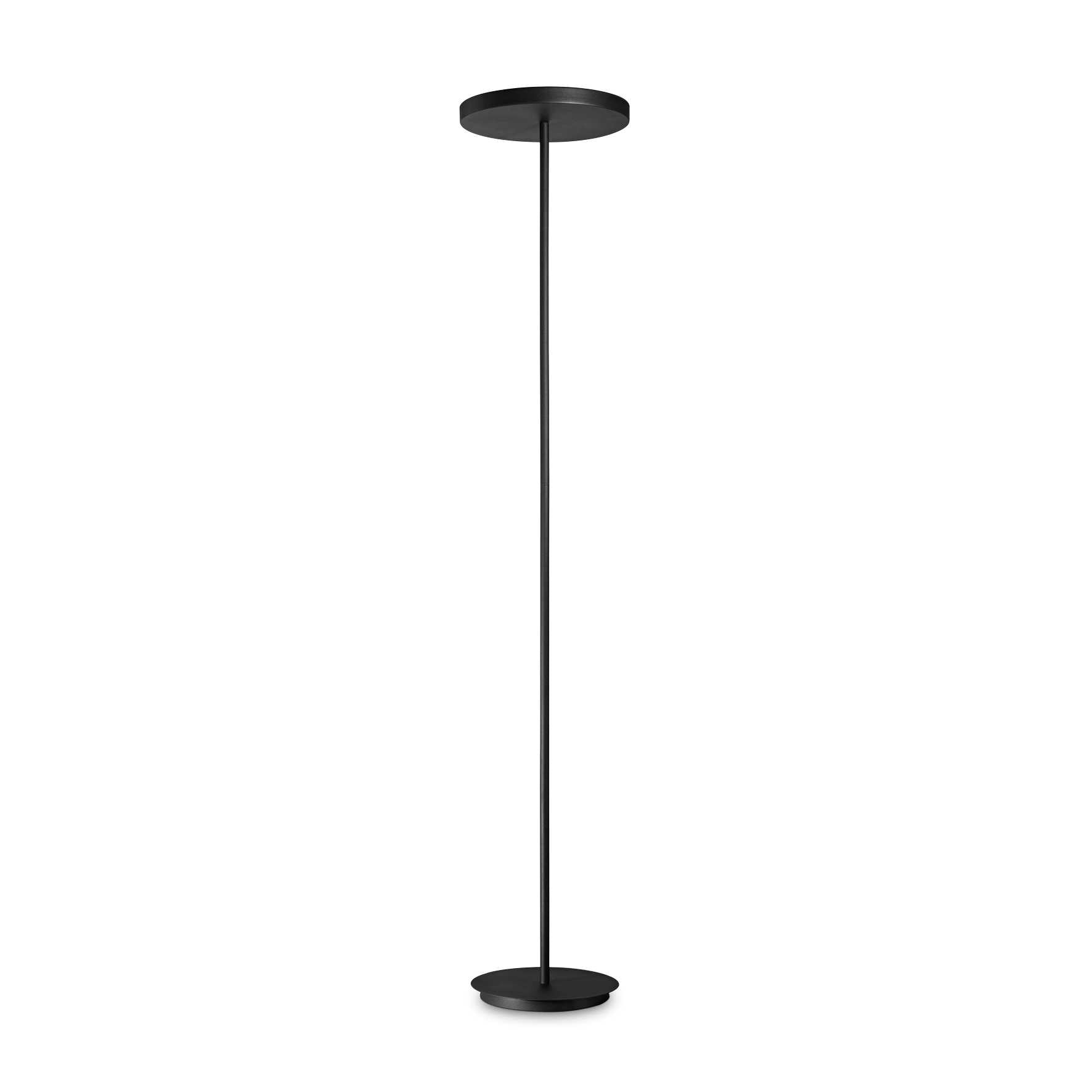 Column Floor Lamp - White/Black Finish - Cusack Lighting