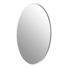 Cora Silver Oval Wall Mirror W60 x H100cm - Cusack Lighting
