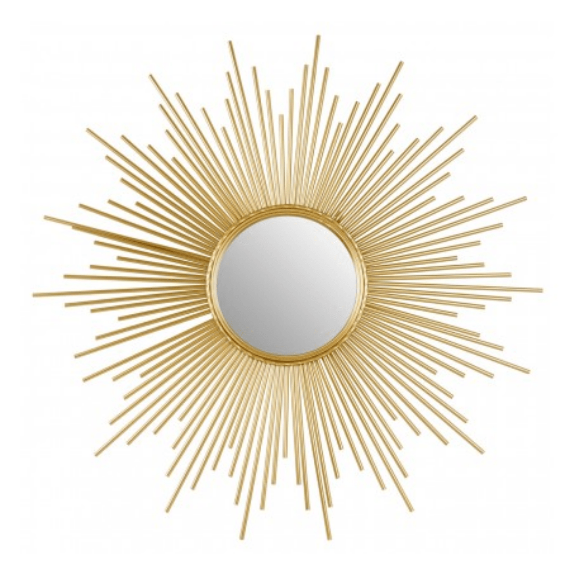 Cristal Gold Finish Wall Mirror - Cusack Lighting