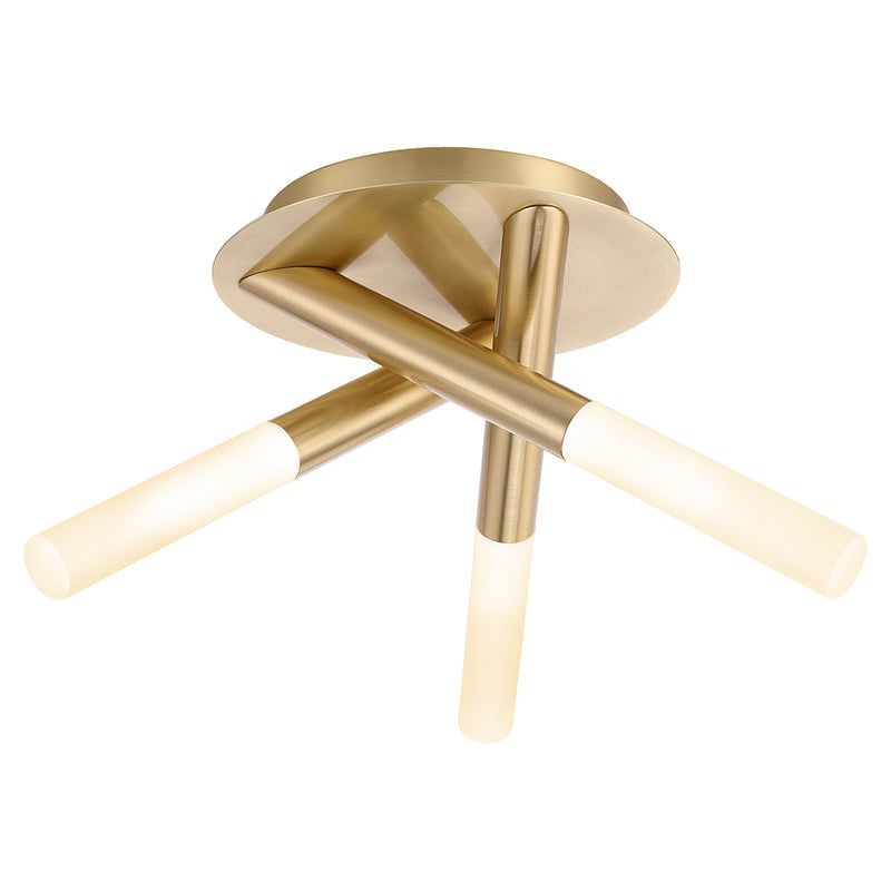 Crux 3lt Bathroom Ceiling Fitting - Satin Brass