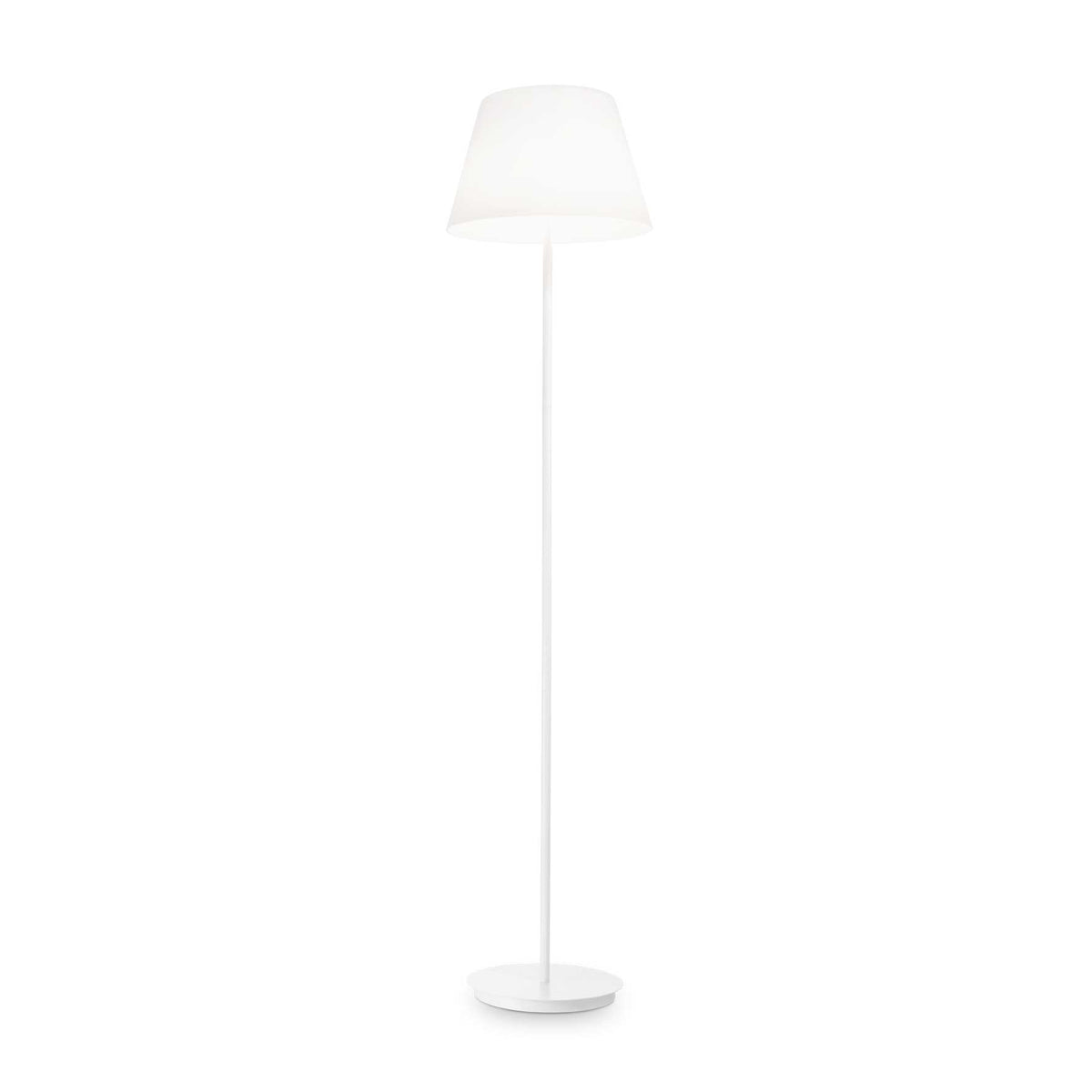 Cylinder Floor Lamp - White Finish - Cusack Lighting