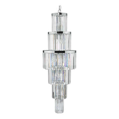 Angel 28Lt Chandelier Ceiling Light - Polished Chrome & Crystal IP20