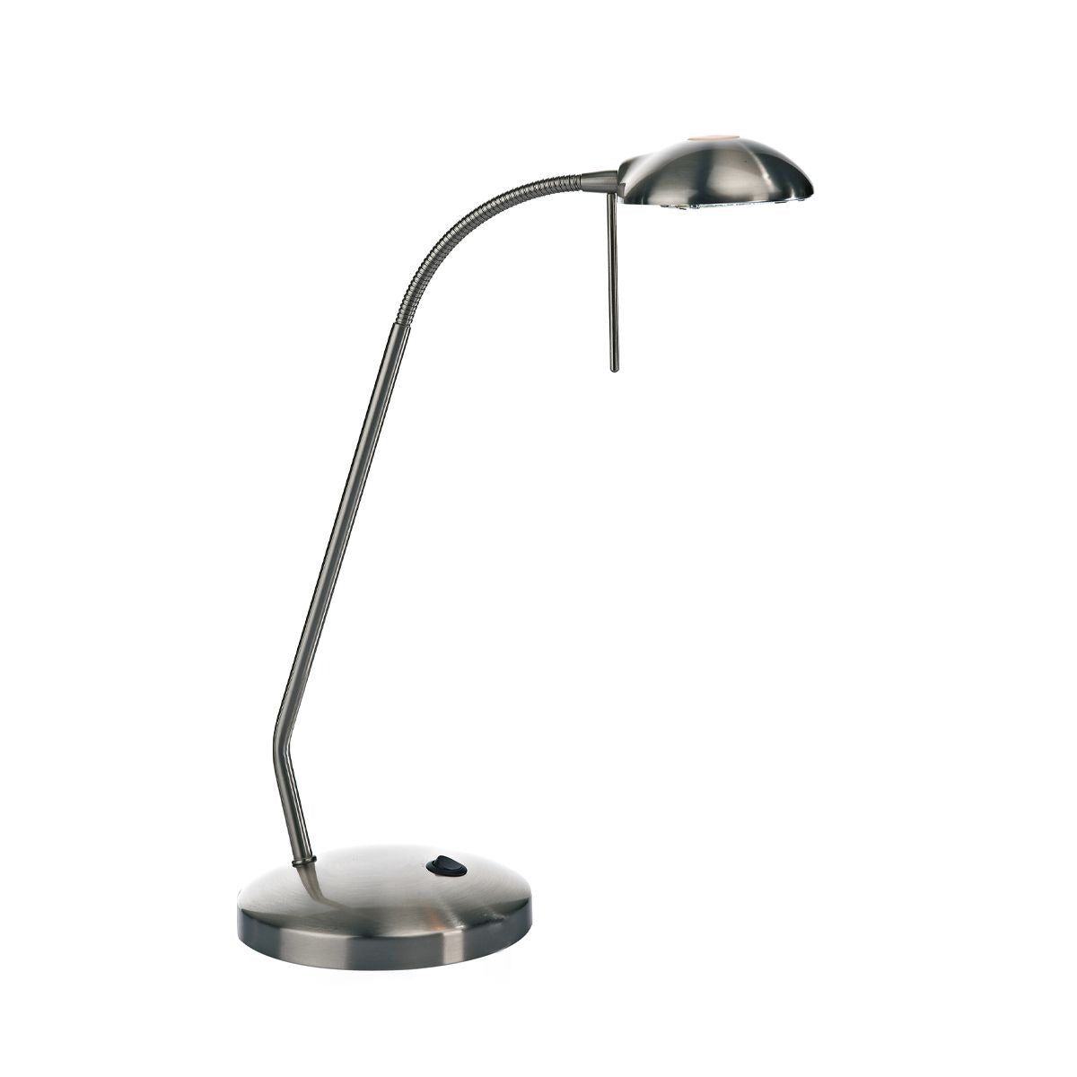 Dar Journal Table Lamp Satin Chrome