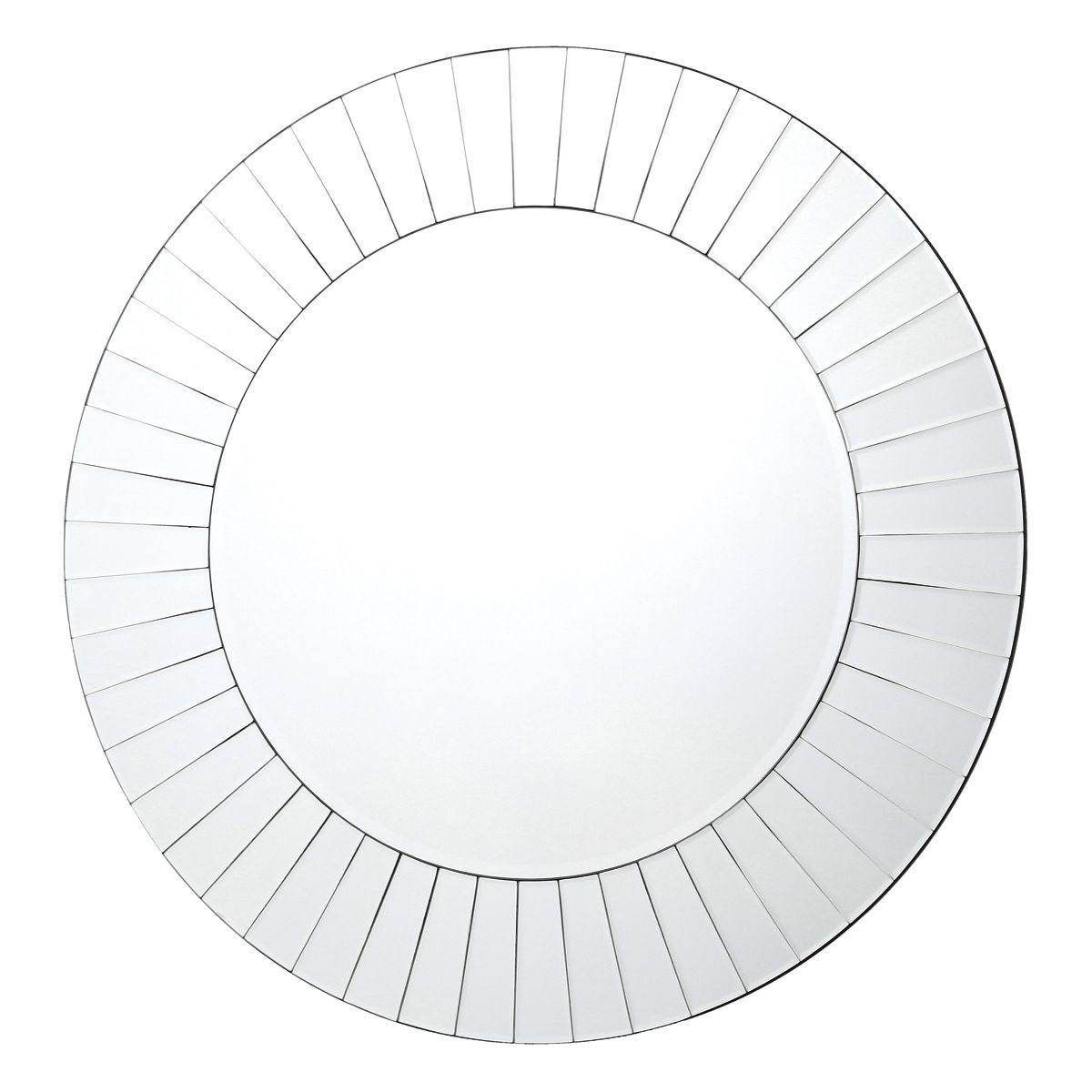 Dar Lahaina Bevelled Round Mirror - Cusack Lighting