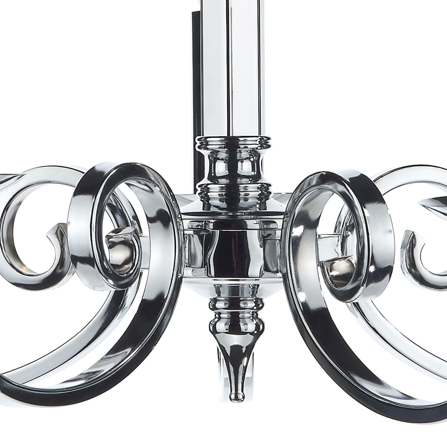 Dar Murray 5Lt Centre Ceiling Light - Polished Chrome IP20