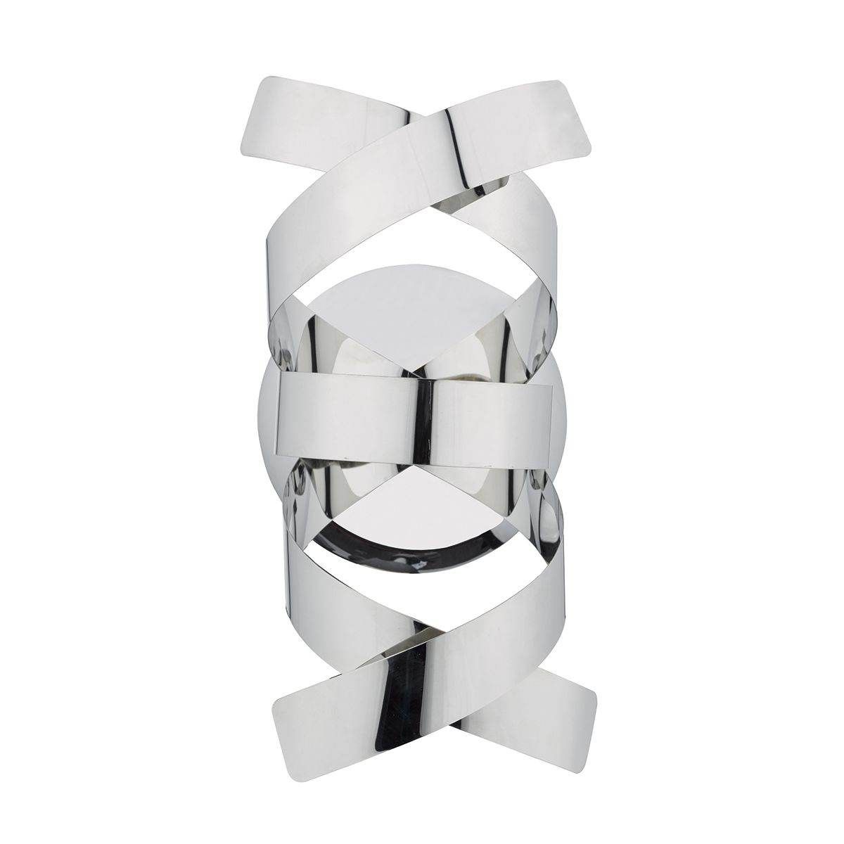 Dar Rawley 1 Light G9 Wall Bracket Polished Chrome - Cusack Lighting