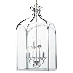 Dar Senator 6 Light Fitting Polished Chrome - Cusack Lighting