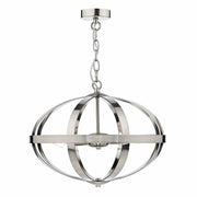 Dar Symbol 3 Light Fitting Satin Chrome - Cusack Lighting