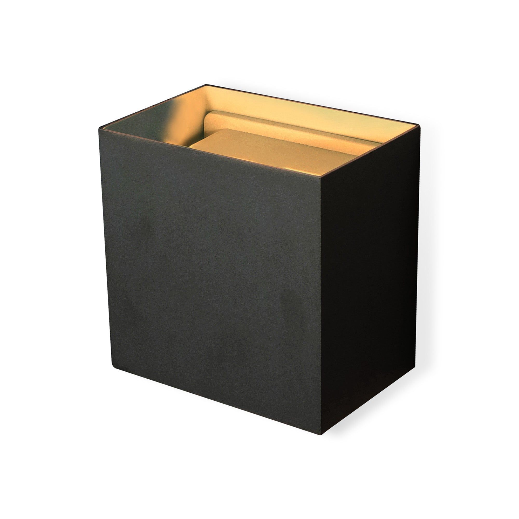 Davos Rectangle Wall Lamp, Large/XL  24W LED, 3000K, 2200lm, IP54,Sand Black, White, Anthracite, Rust Brown