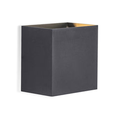 Davos Rectangle Wall Lamp, Large/XL  24W LED, 3000K, 2200lm, IP54,Sand Black, White, Anthracite, Rust Brown