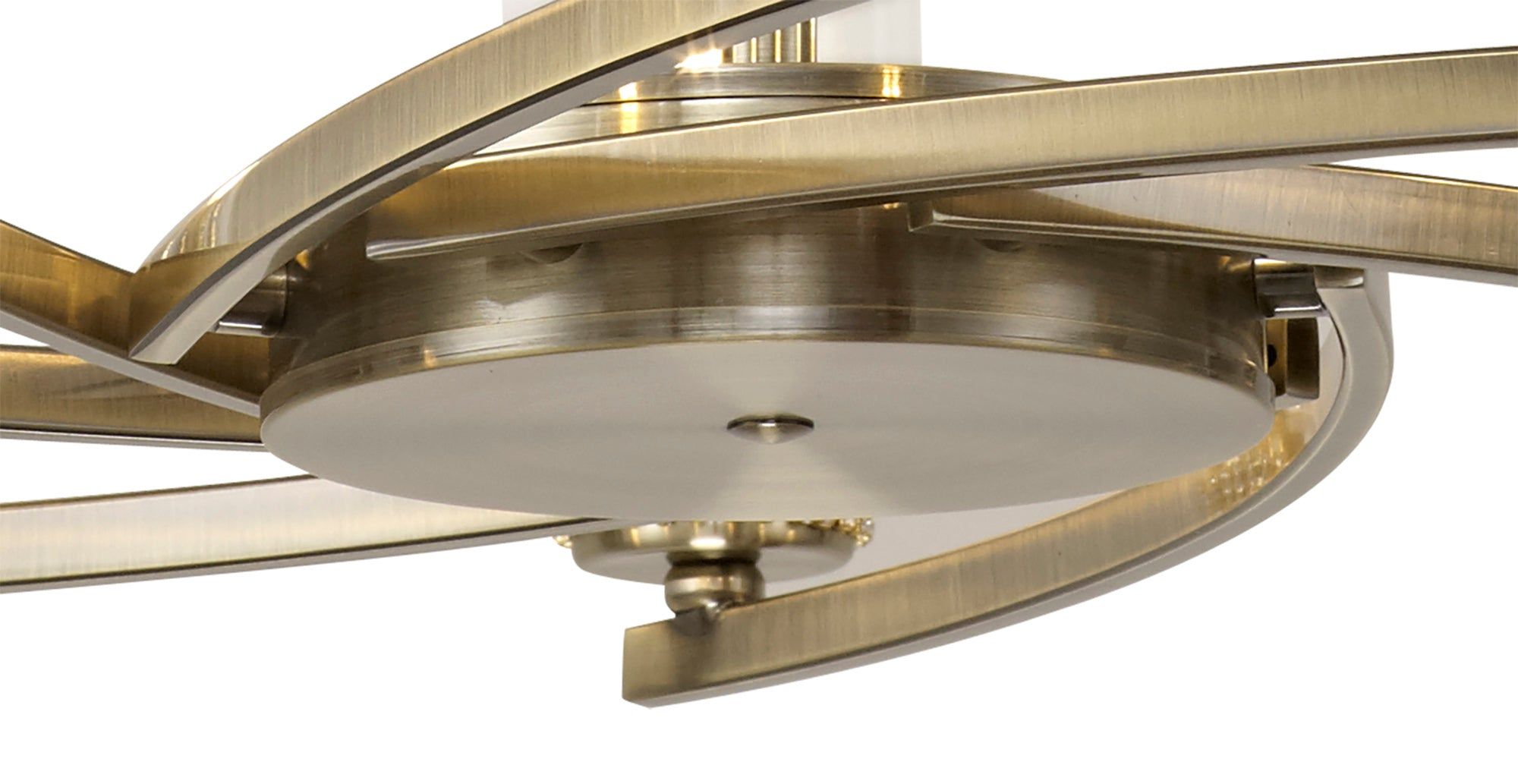 Deck Pendant/Semi Ceiling, 7 x E14, Antique Brass, Polished Nickel, Polished Gold