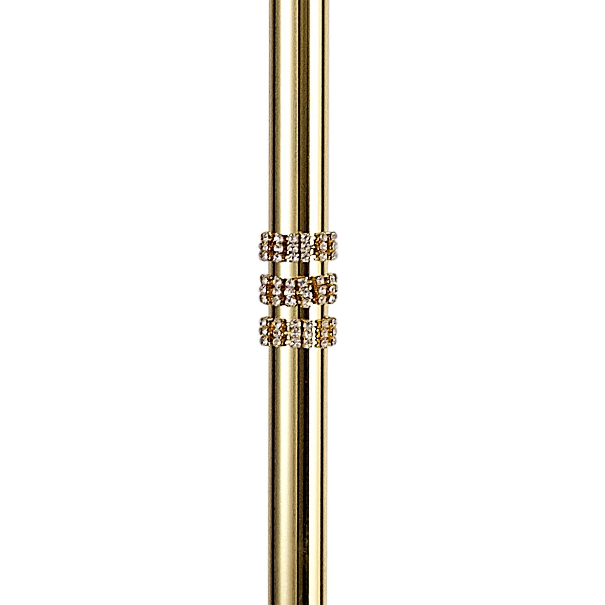 Deck Floor Lamp, 3 x E14, Antique Brass, Polished Gold, Polished Nickel