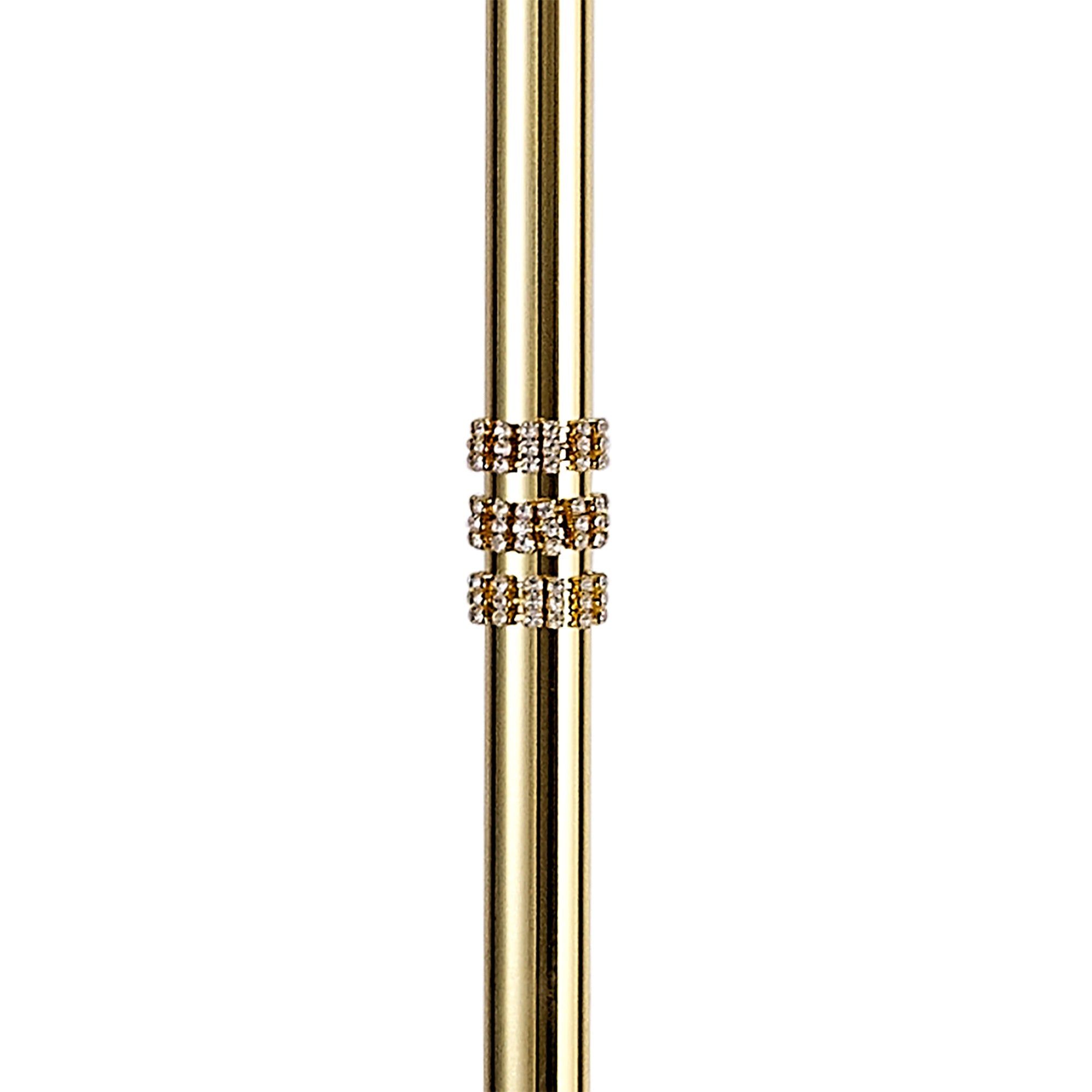 Deck Floor Lamp, 3 x E14, Antique Brass, Polished Gold, Polished Nickel