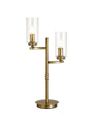 Deck Table Lamp, 2 x E14, Antique Brass, Polished Gold, Polished Nickel