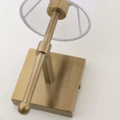 Sconce Denver Single wall Light - Nickel/Gold Finish - Cusack Lighting