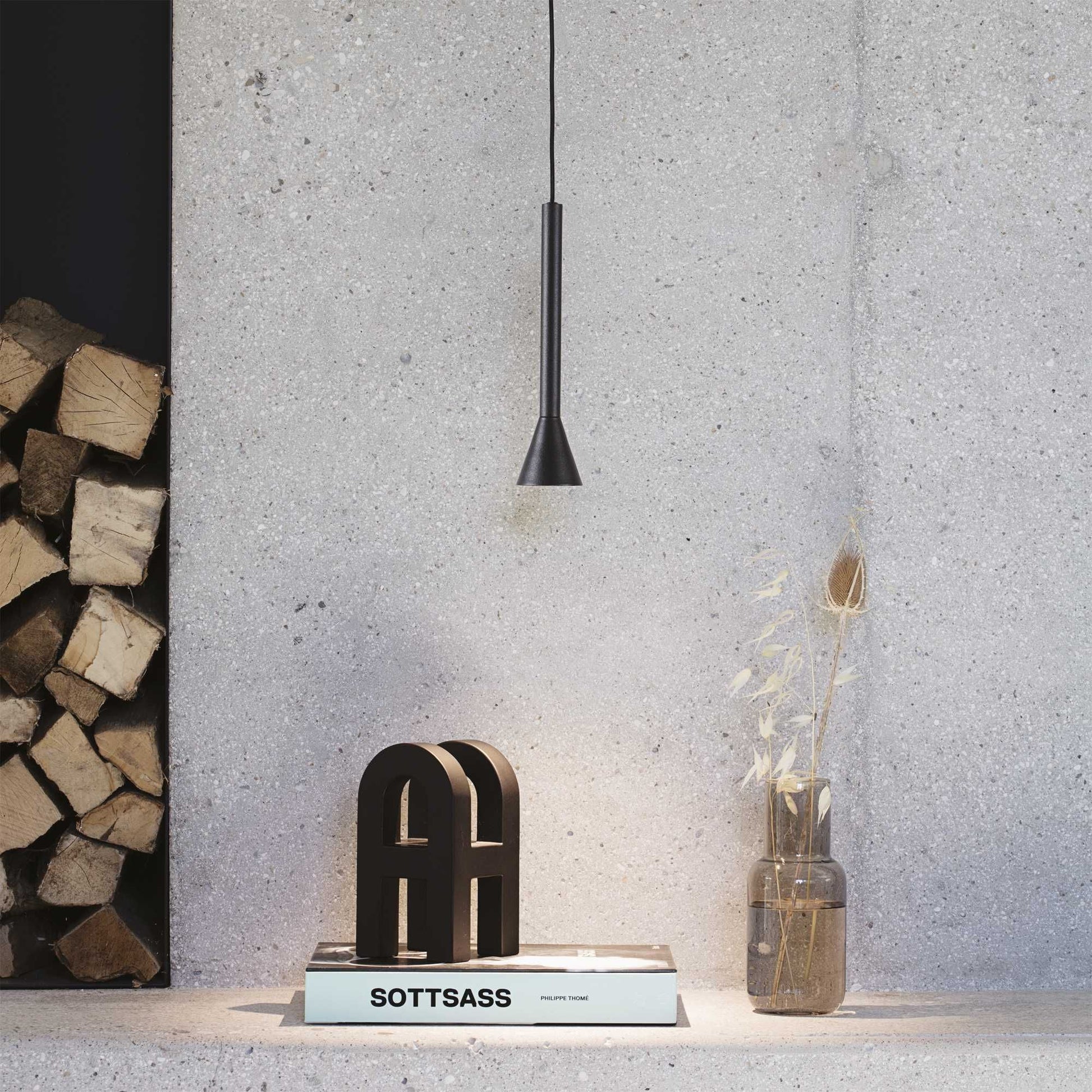 Diesis sp Pendant Ceiling Light -Black/Nickel/Satin Brass Finish, IP20