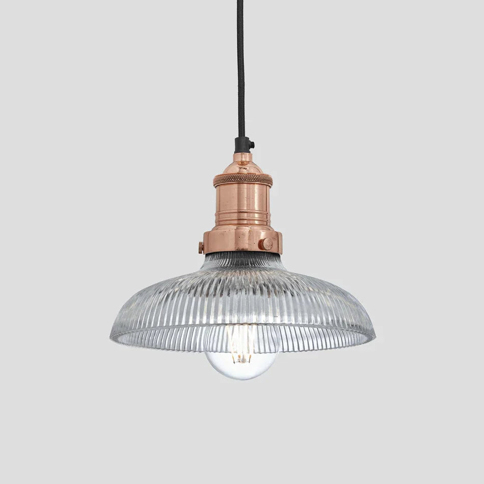 Brooklyn Glass Dome Pendant - 8 Inch
