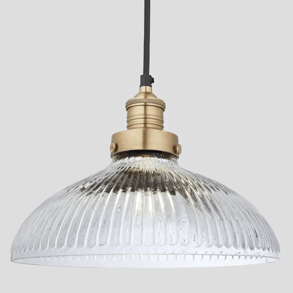 Brooklyn Glass Dome Pendant Light - 12 Inch