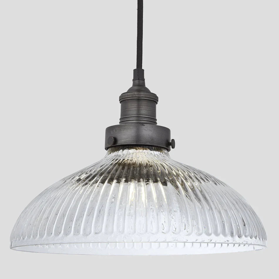 Brooklyn Glass Dome Pendant Light - 12 Inch