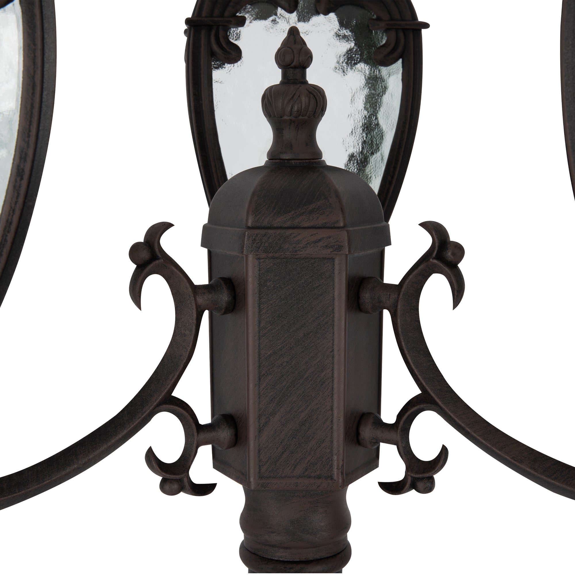 Fleur Large Post - Black / Antique Bronze