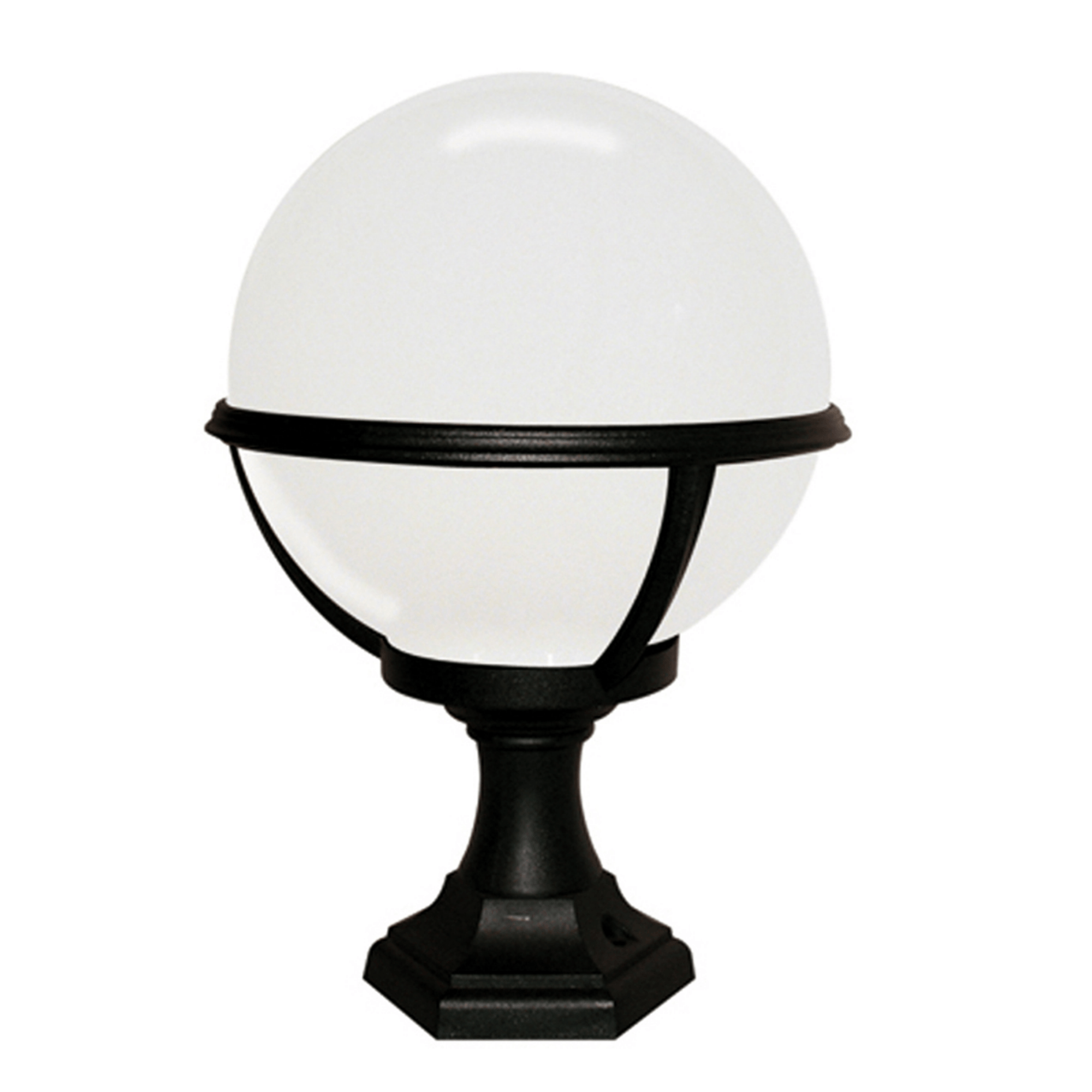 Elstead Glenbeigh 1 Light Pedestal/Porch Lantern - Black - Cusack Lighting