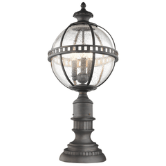 Halleron 3 Light Pedestal Lantern - Cusack Lighting