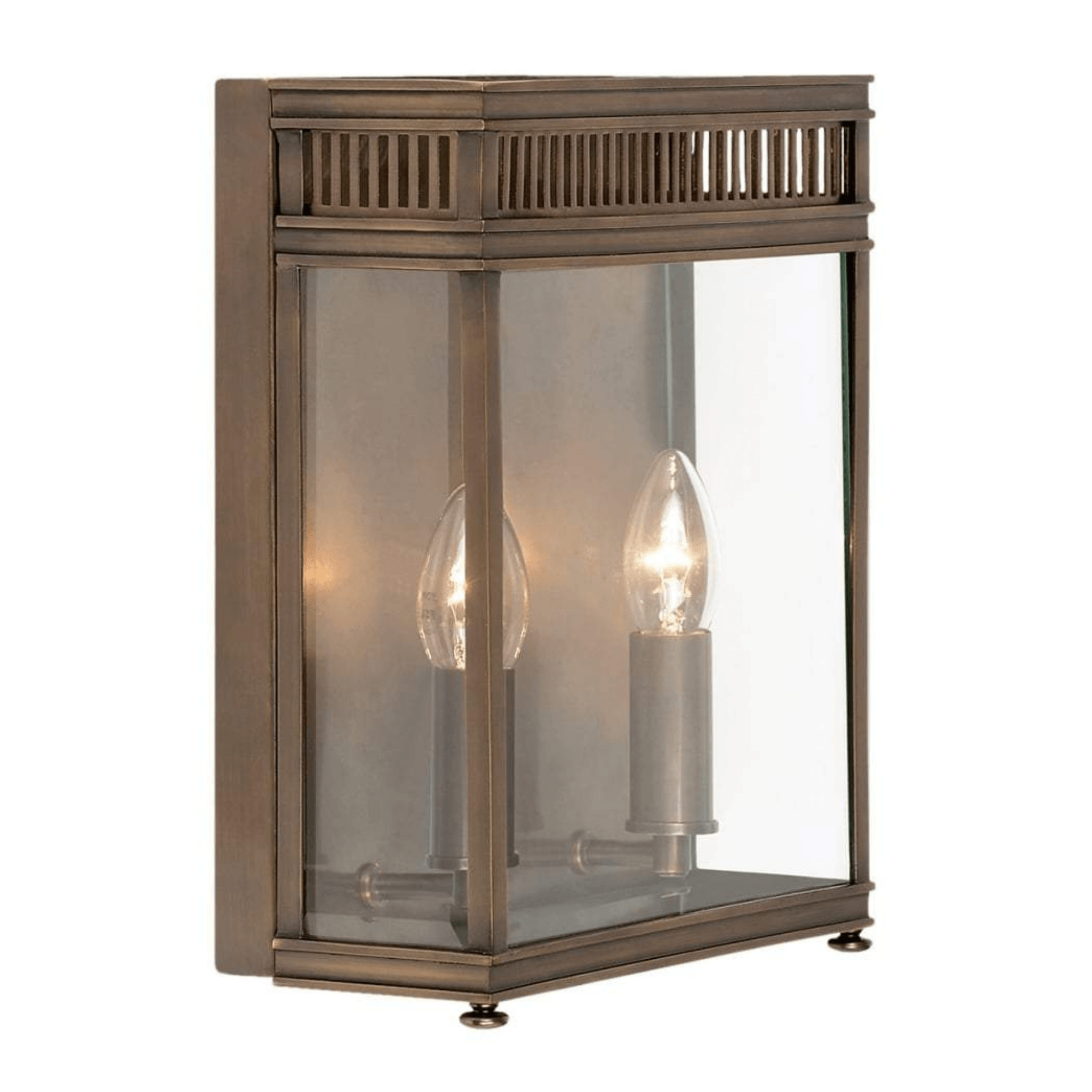 Elstead Holborn Half Lantern Medium Dark Bronze - Cusack Lighting