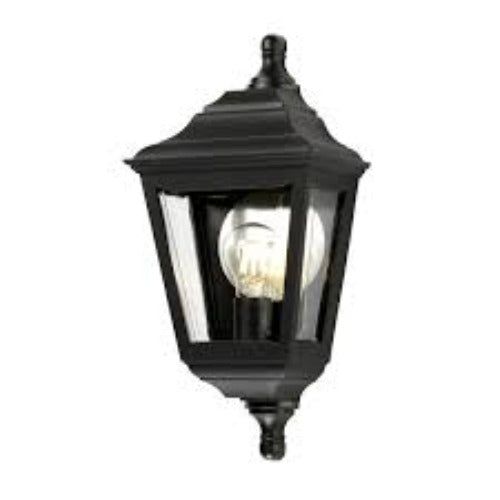 Elstead Kerry, Coastal Collection, 1 light, Flush Mount, Black Lantern - Cusack Lighting